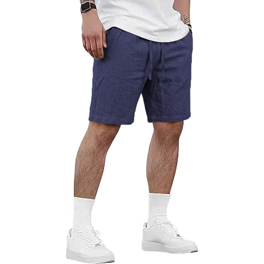 Short en lin pour homme