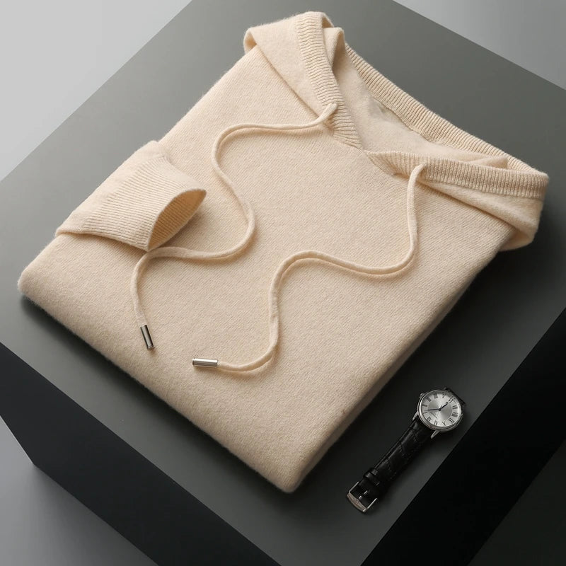 Elegant Australian Wool Hoodie