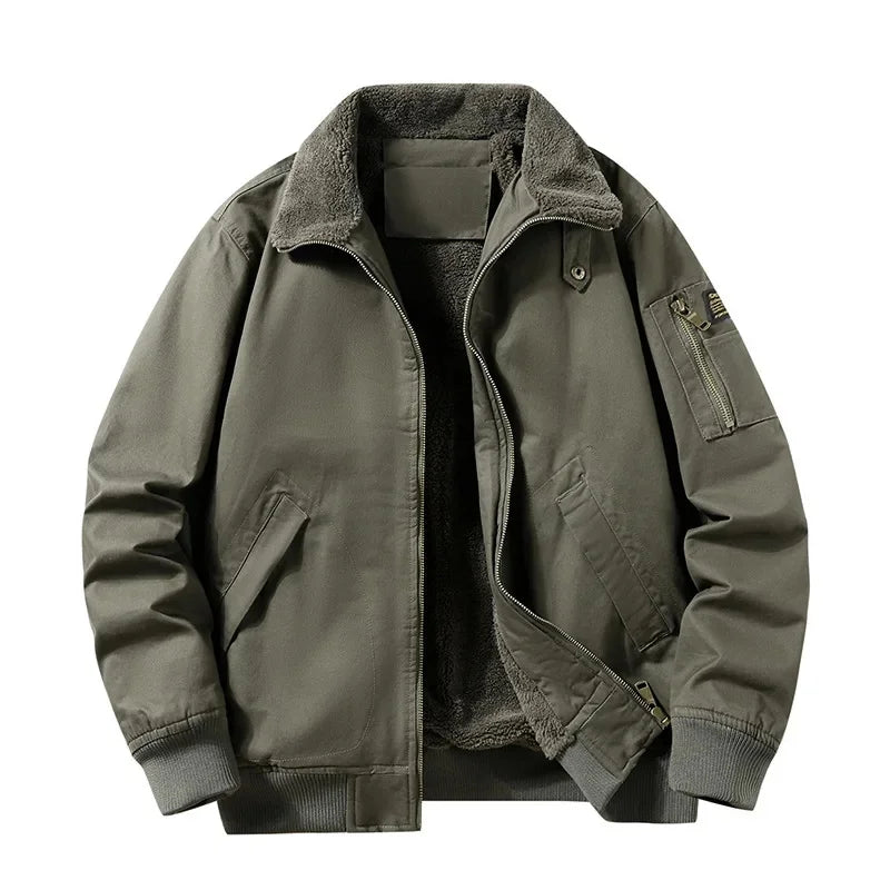 Pilot Jacket Line Fleece Lined Pilot Jacket – Givalli