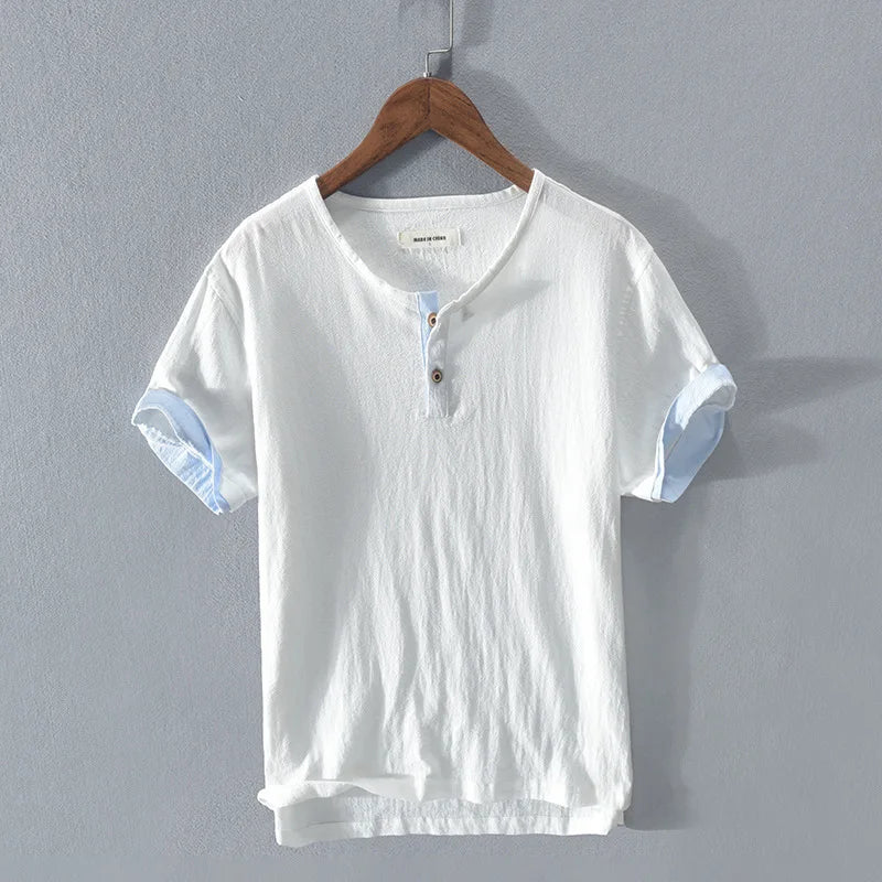 Elegante camicia estiva in cotone