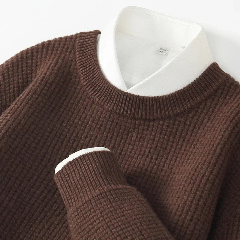 Elegant Cashmere Knitted Sweater