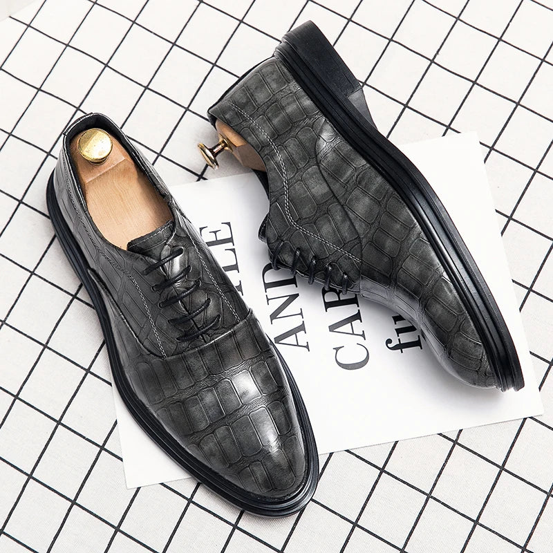 Chaussures Oxford en cuir élégantes