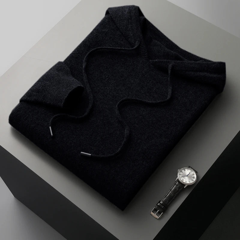 Elegant Australian Wool Hoodie