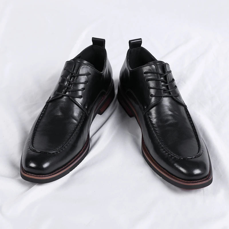 Italian Leather Oxford Business Shoes