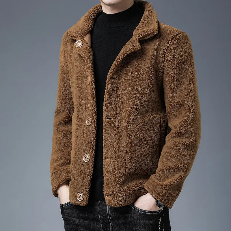 Wool Lined Plush Jacket