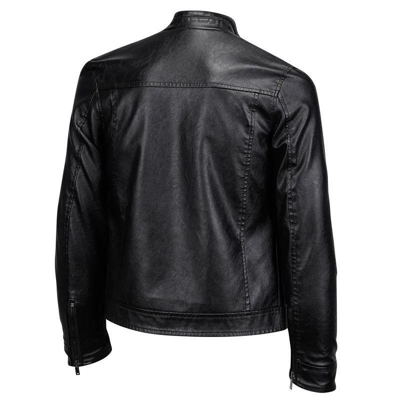 Veste en cuir élégante