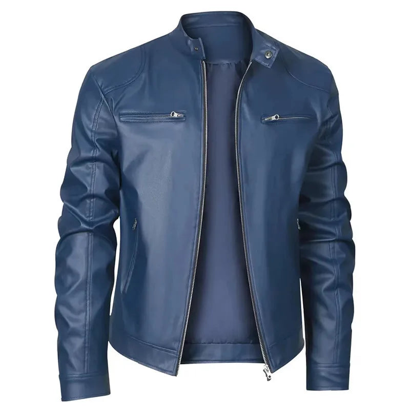Giacca di pelle casual