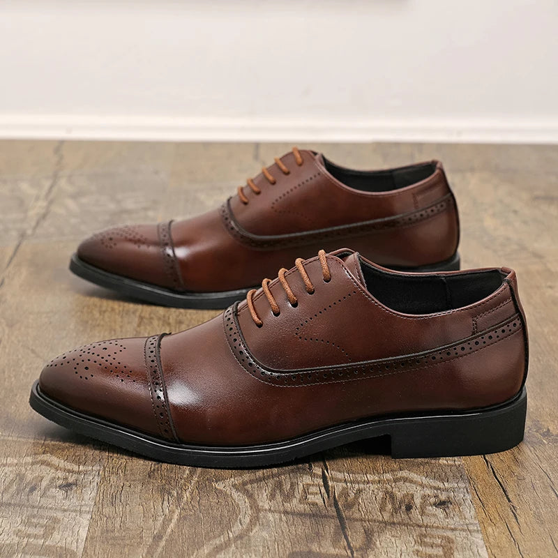 Chaussures Oxford en cuir élégantes