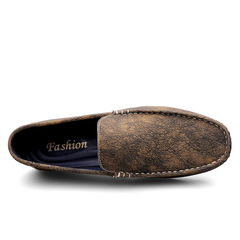 Elegant Leather Driving Loafers