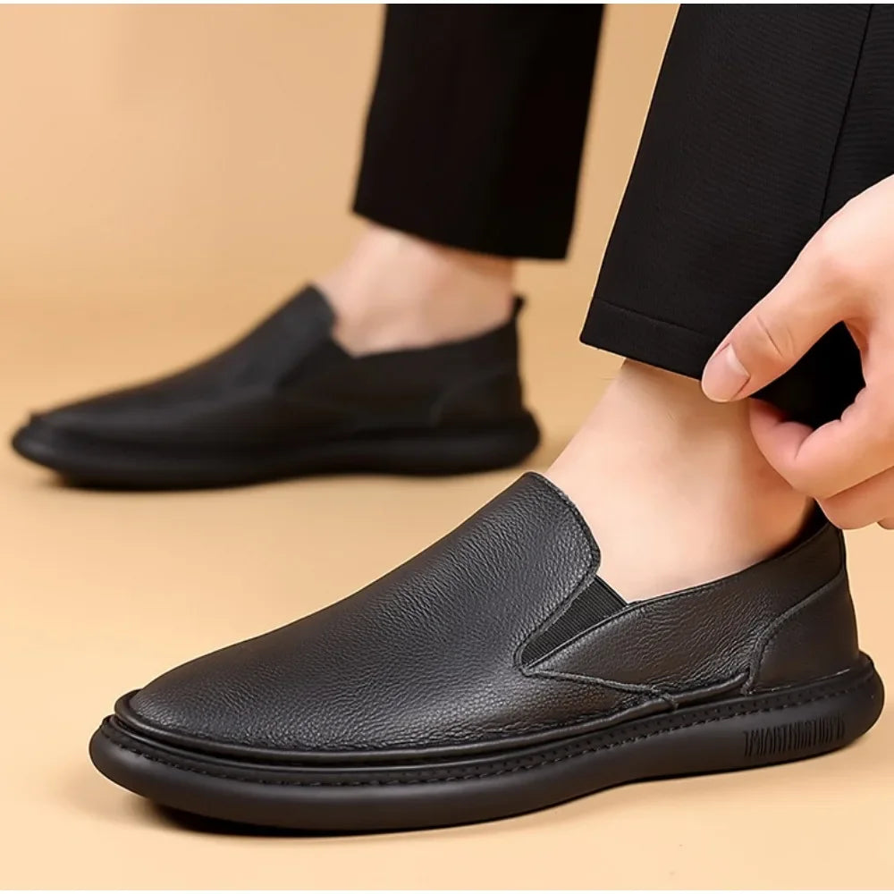 Elegant Leather Slip-On Shoes