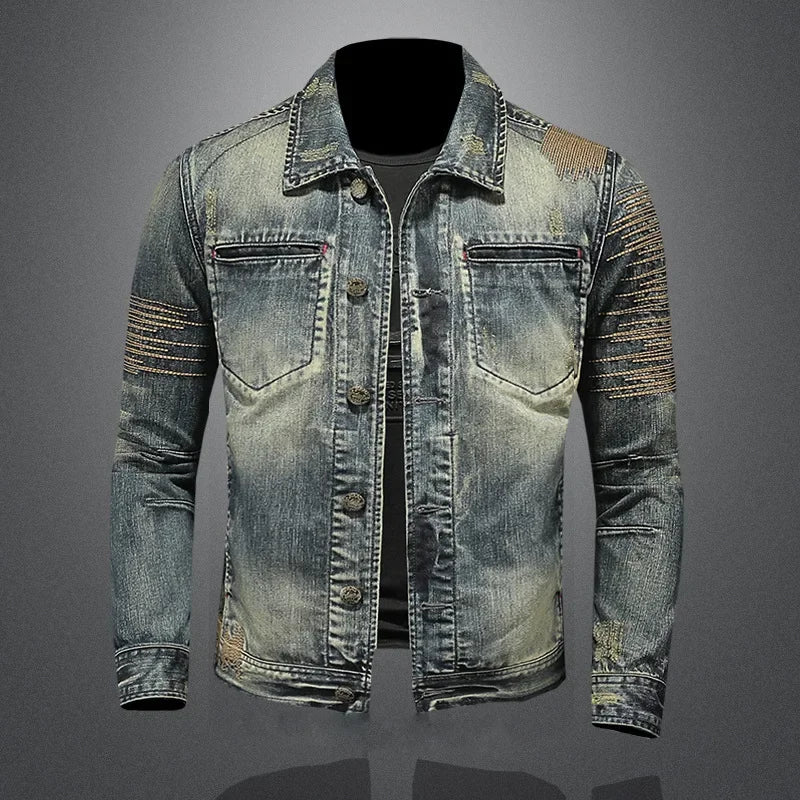 Veste en jean rétro