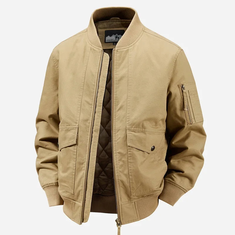 Veste bombardier élégante en coton