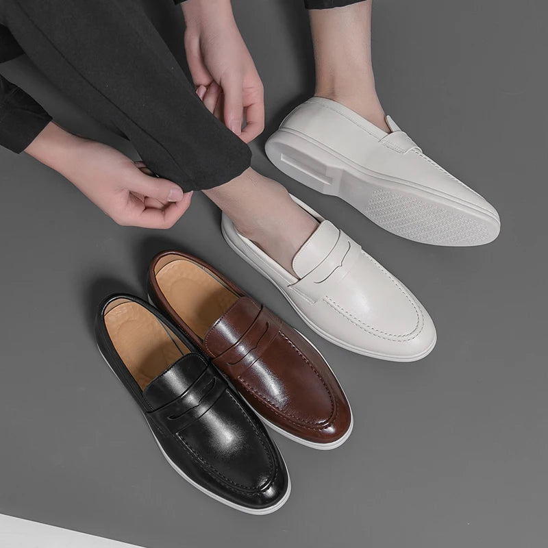 Elegant Formal Office Leather Loafers