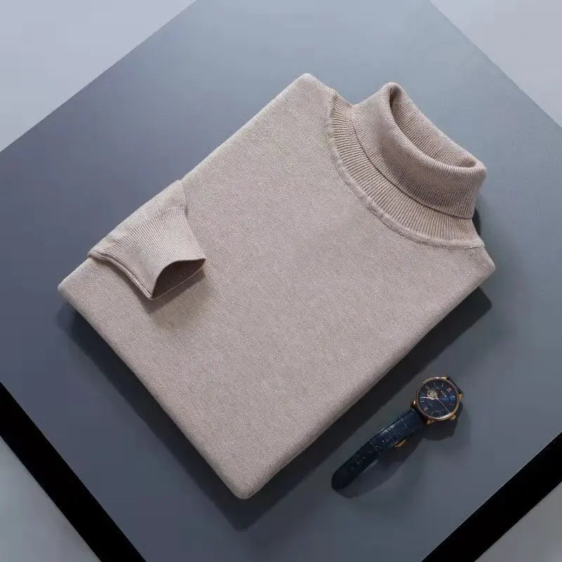 Elegant Cotton Turtleneck