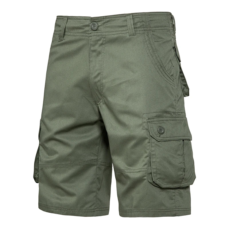 Multi-Pocket Men's Shorts
