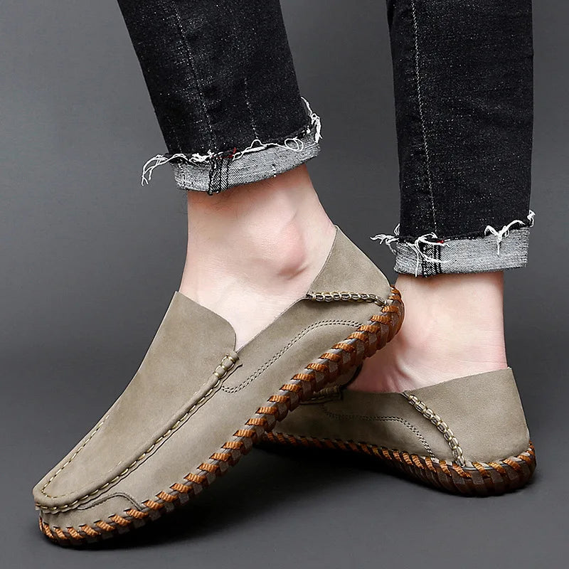 Chic Leather Men's Loafers