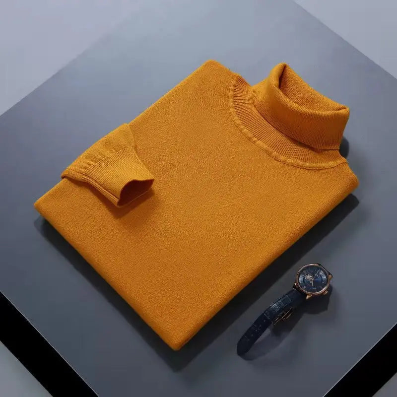 Elegant Cotton Turtleneck