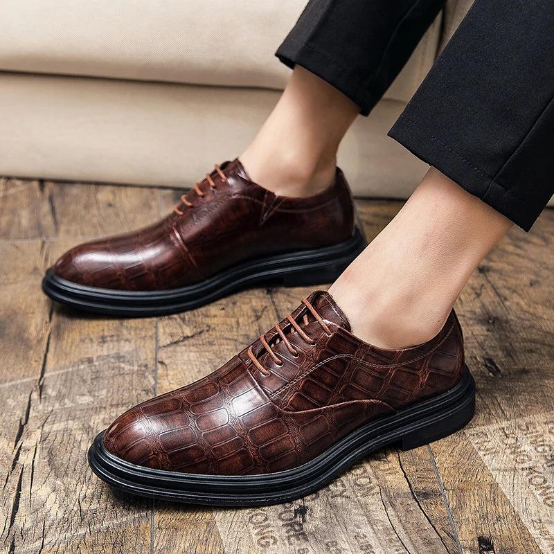 Chaussures Oxford en cuir élégantes