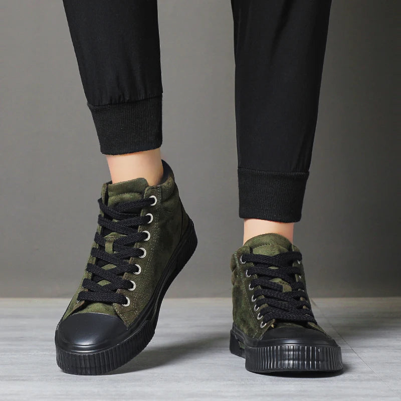 Elegant High Suede Shoes