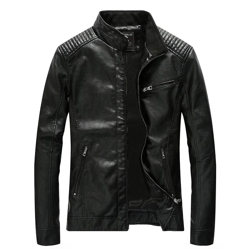 Giacca di pelle casual
