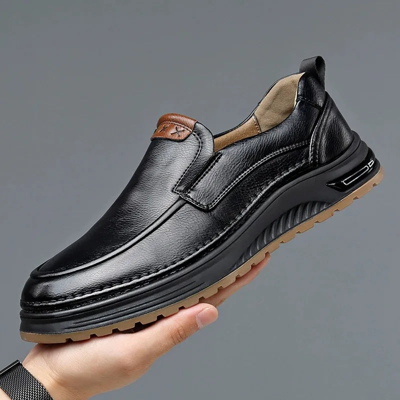 Chaussures de marche élégantes en cuir