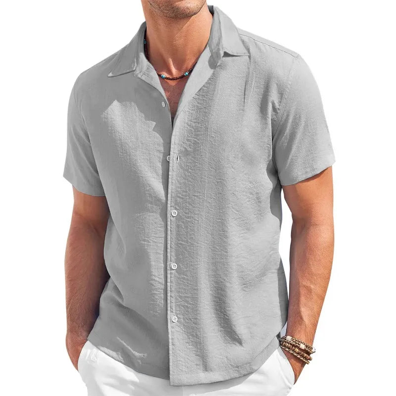 Casual Short Sleeve Men's Shirt
