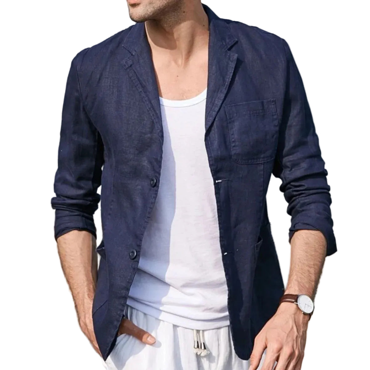 Elegant Linen Blazer