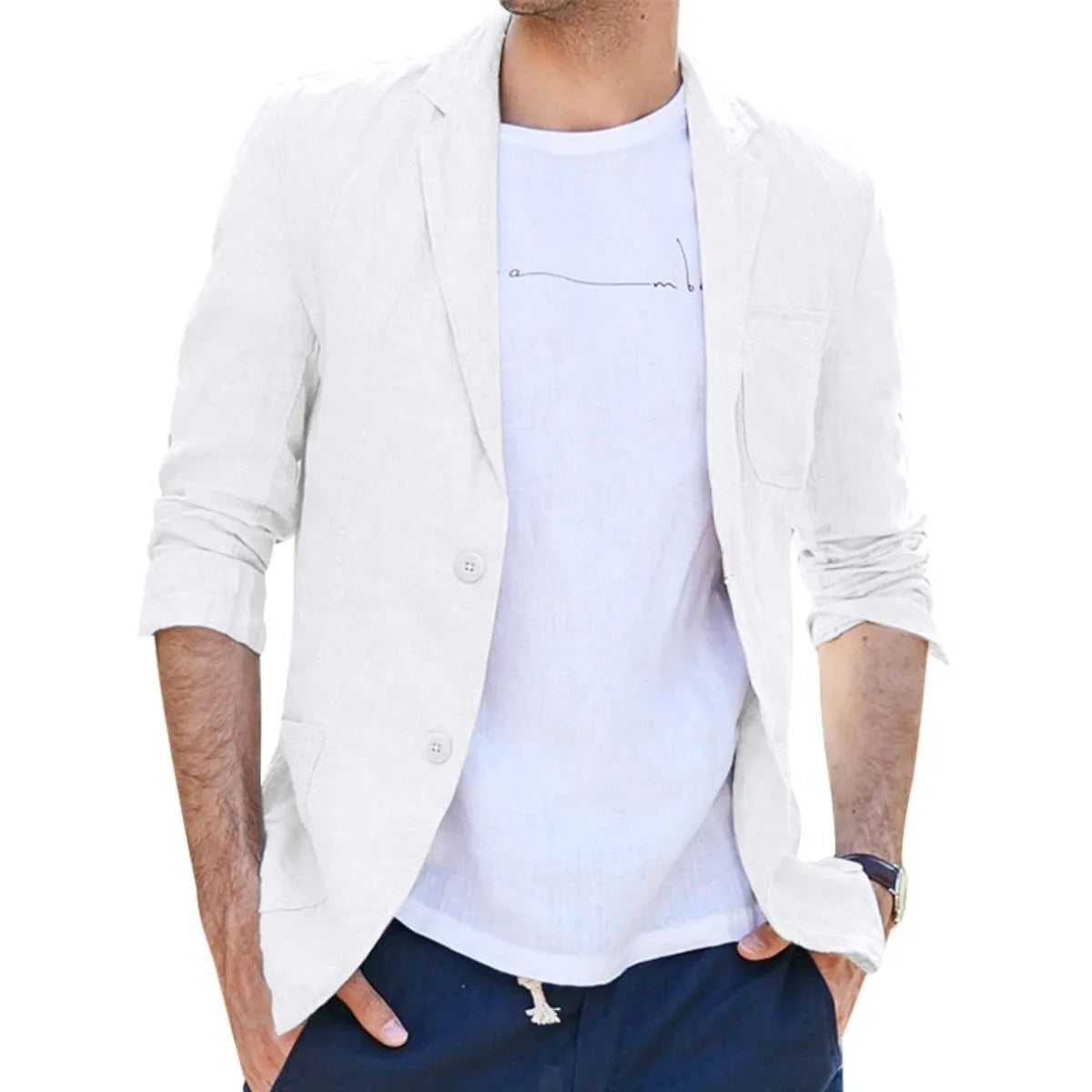 Elegant Linen Blazer