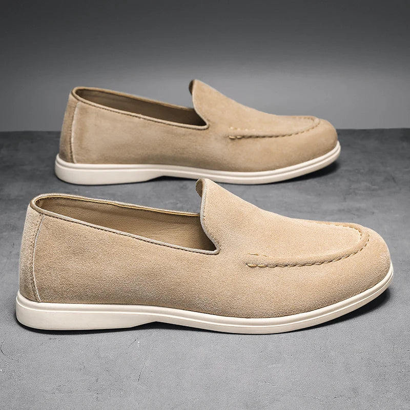 Mocassins élégants en daim pour homme