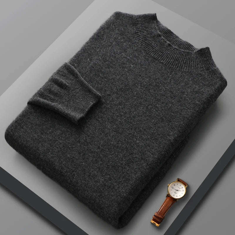 Half High Collar Cashmere Sweater
