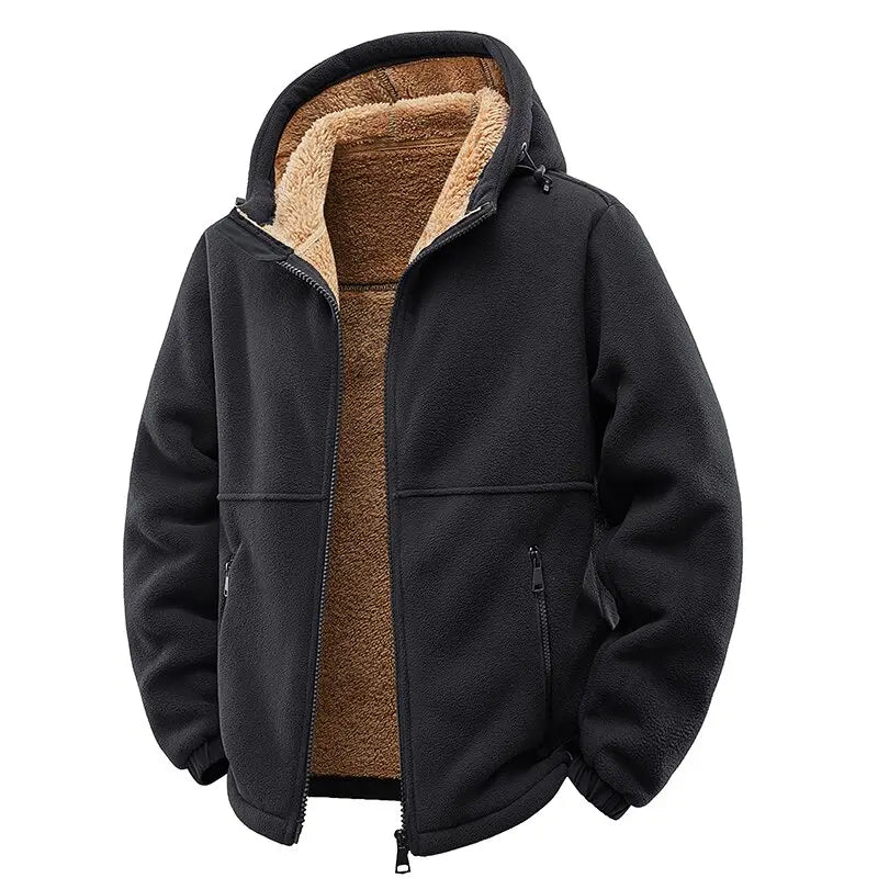 Elegant Wool Windproof Jacket