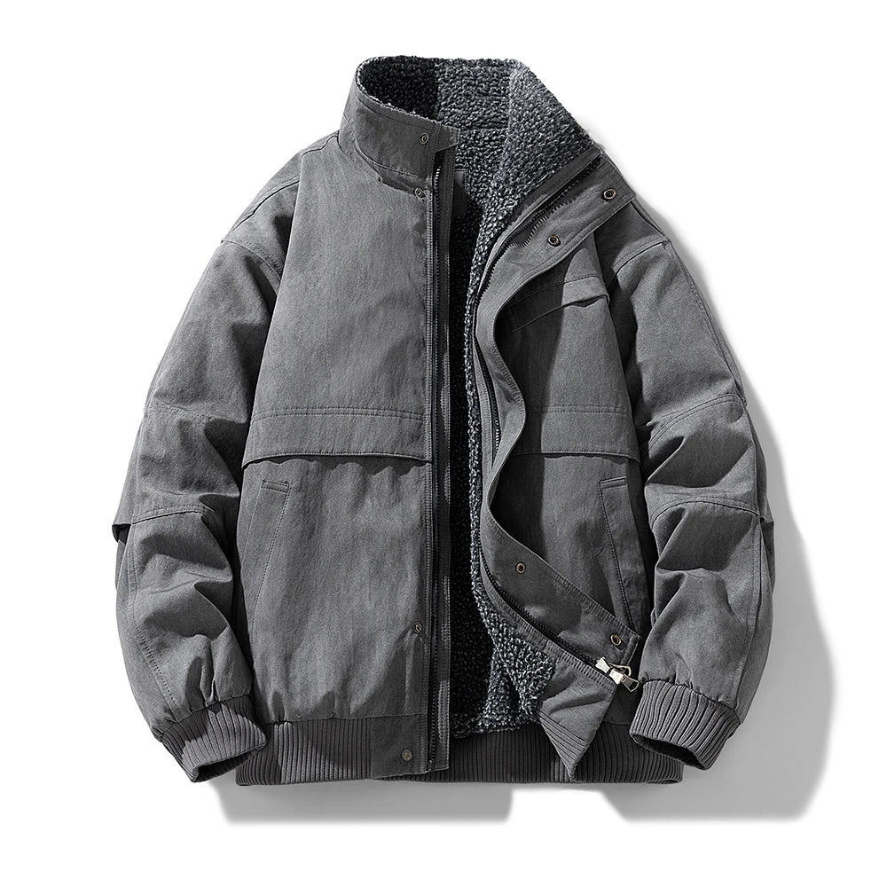 Elegant Fleece Lined Puffer Jacket