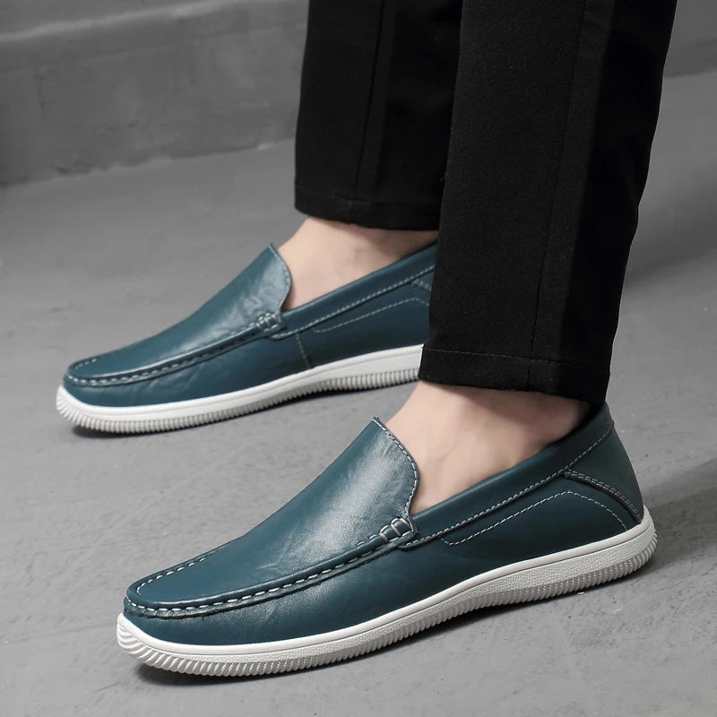 Elegant Leather Driving Loafers