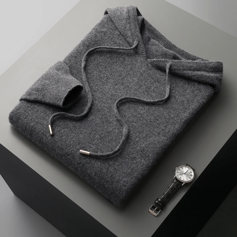 Elegant Australian Wool Hoodie