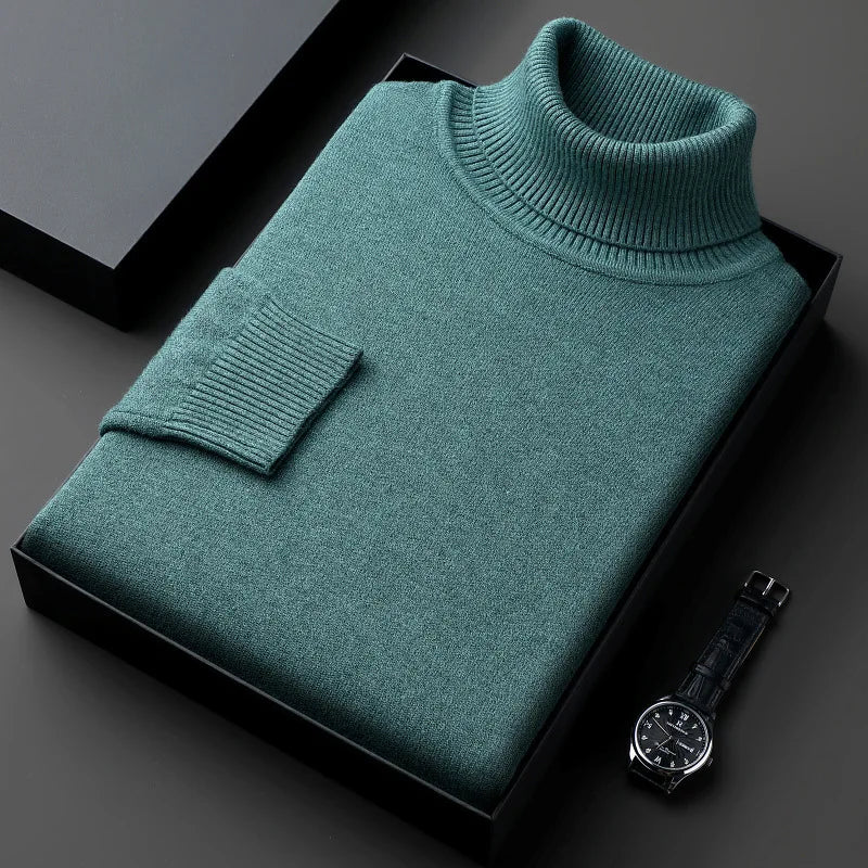 Casual Wool Turtleneck