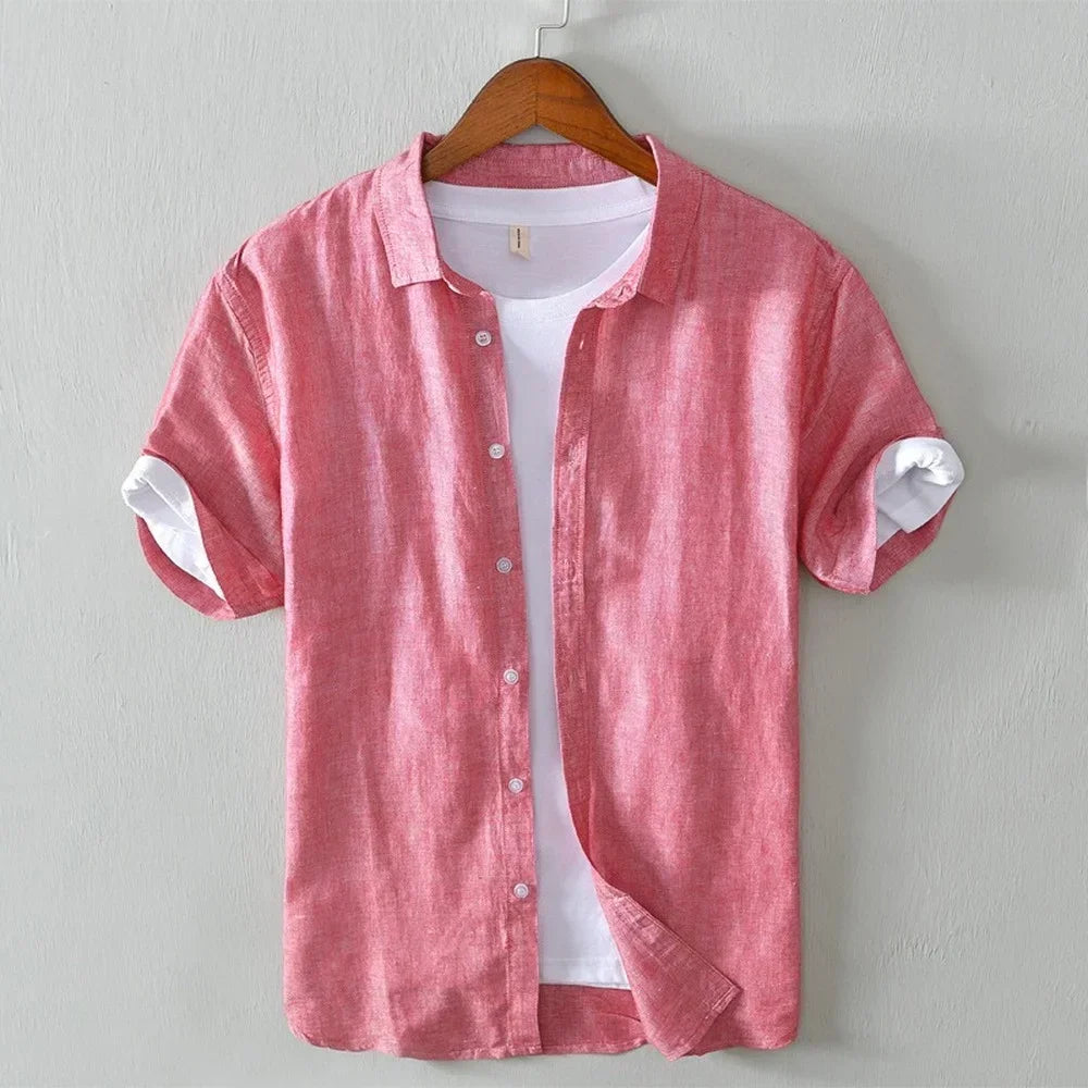 Elegante camicia estiva in lino