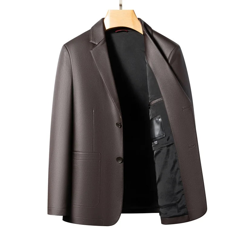 Veste en cuir chic