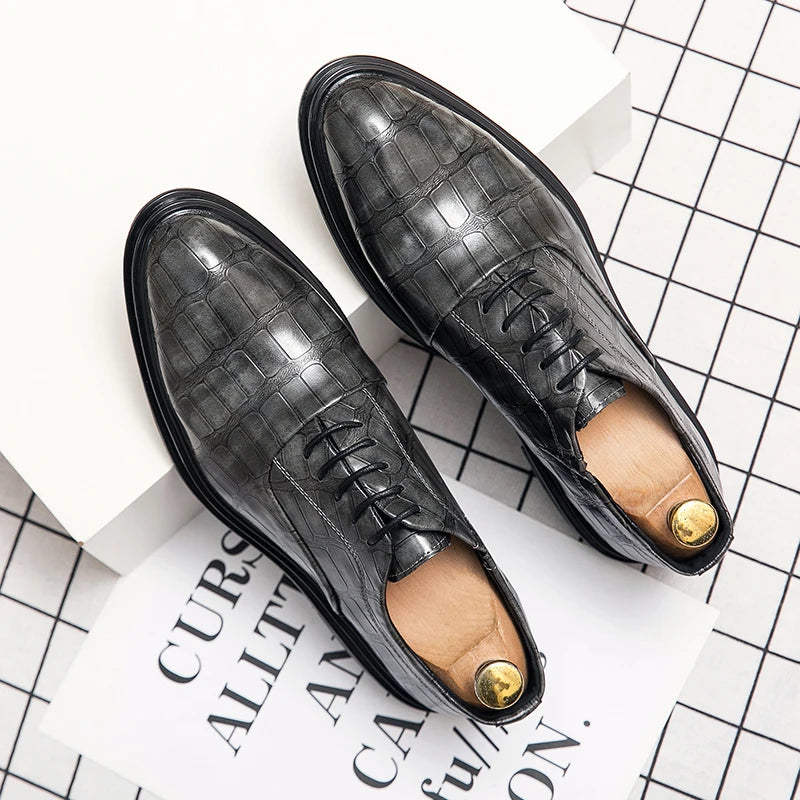 Chaussures Oxford en cuir élégantes