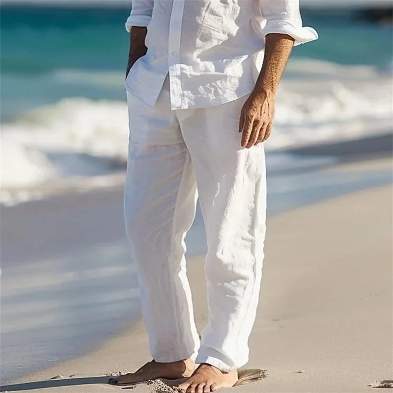 Elegant Linen Summer Pants