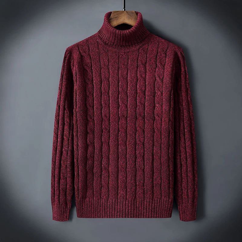 Chic Wool Turtleneck Sweater
