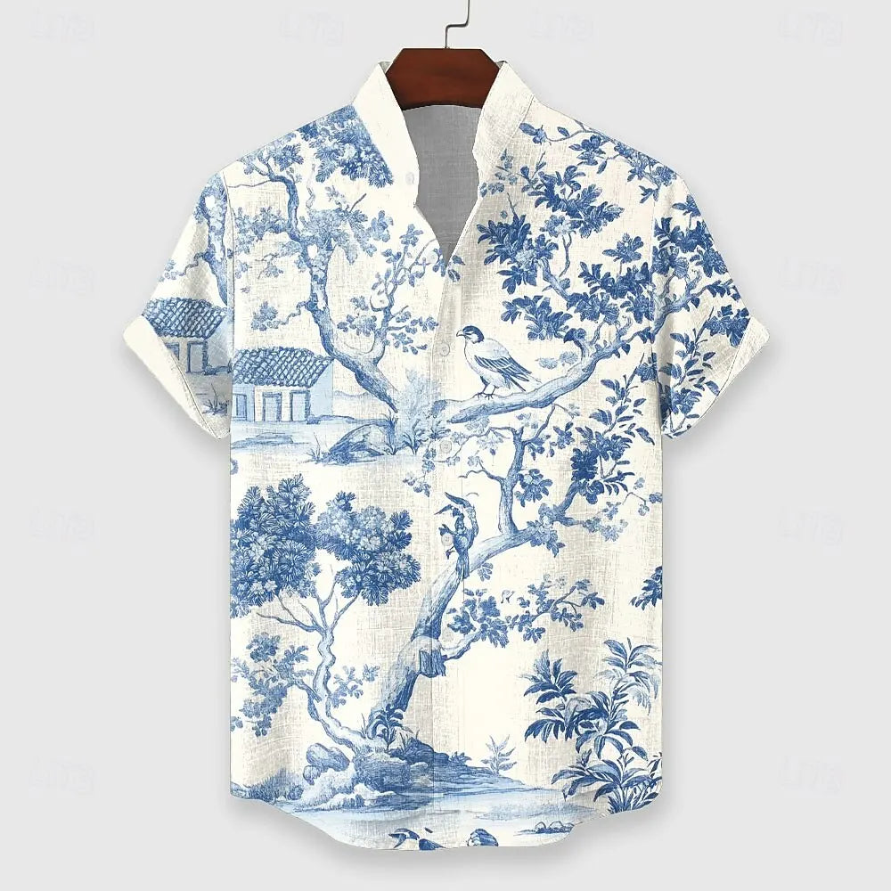 Camicia da uomo a maniche corte
