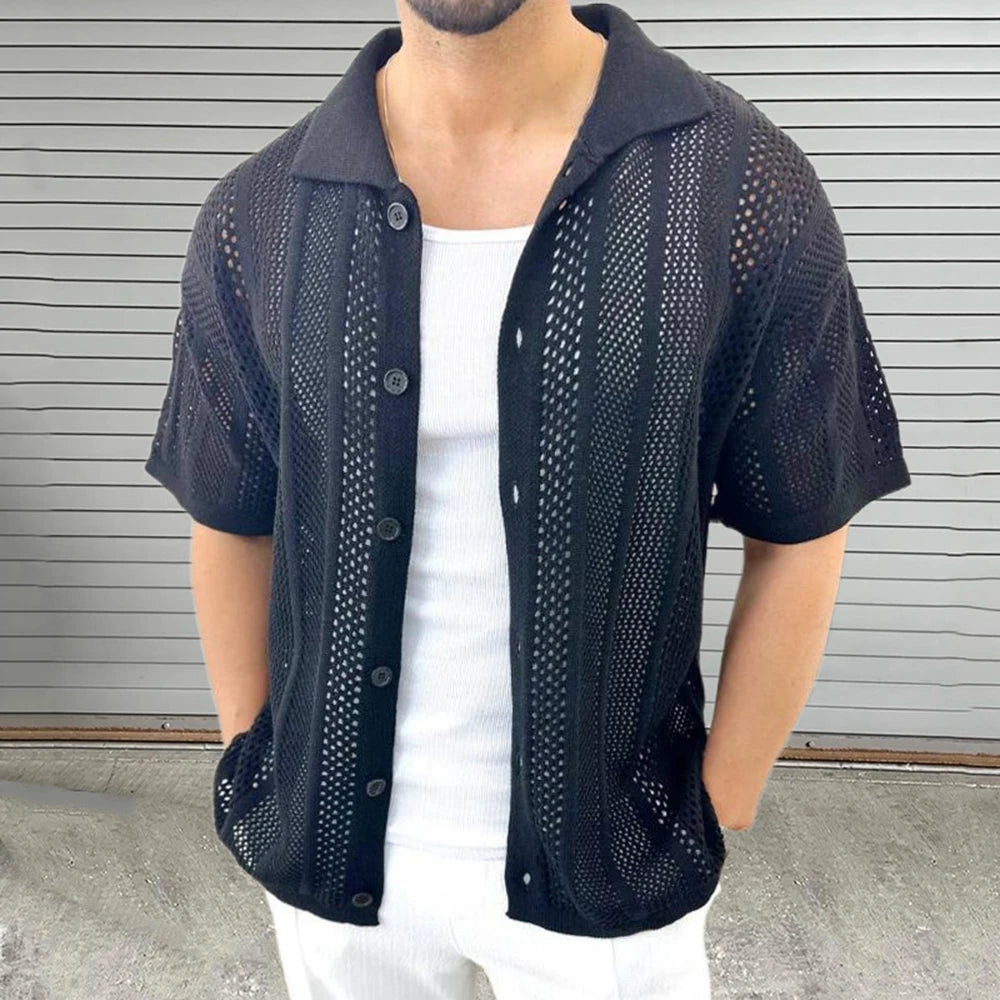 Camicia elegante in maglia