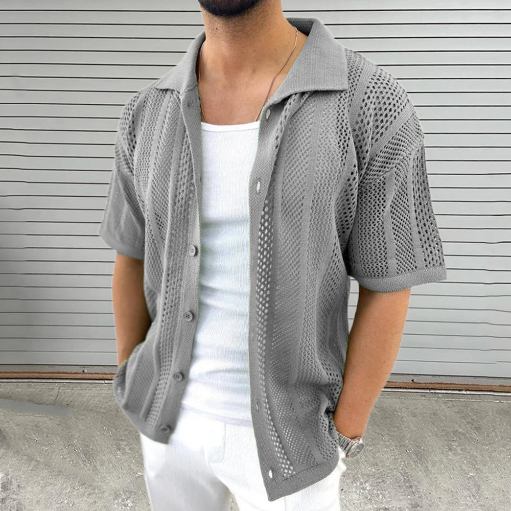 Camicia elegante in maglia
