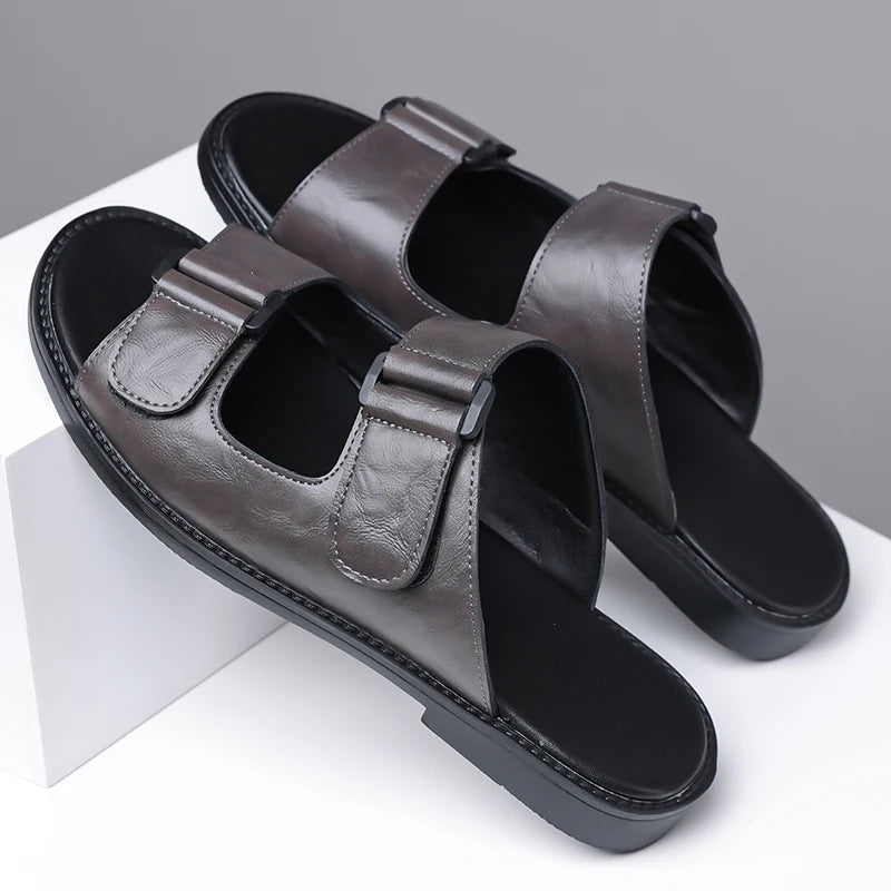 Breahable Leather Sandals