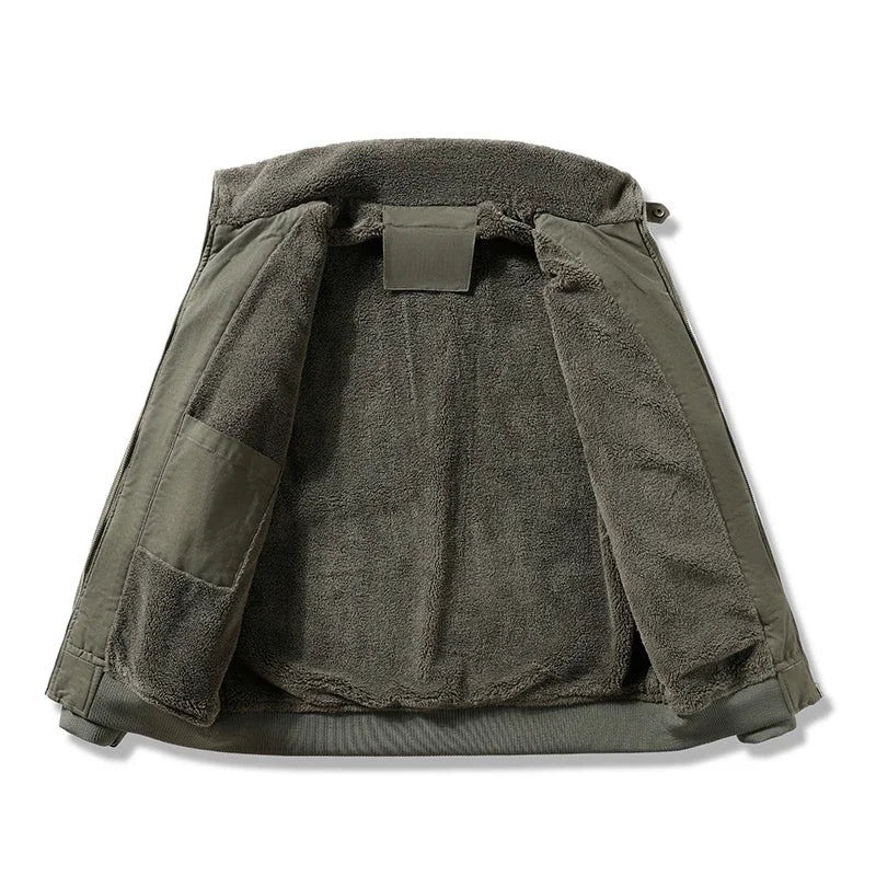 Fleece Lined Cotton Jacket