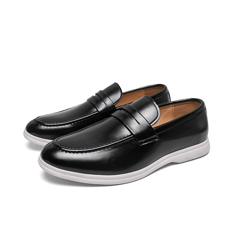 Elegant Formal Office Leather Loafers