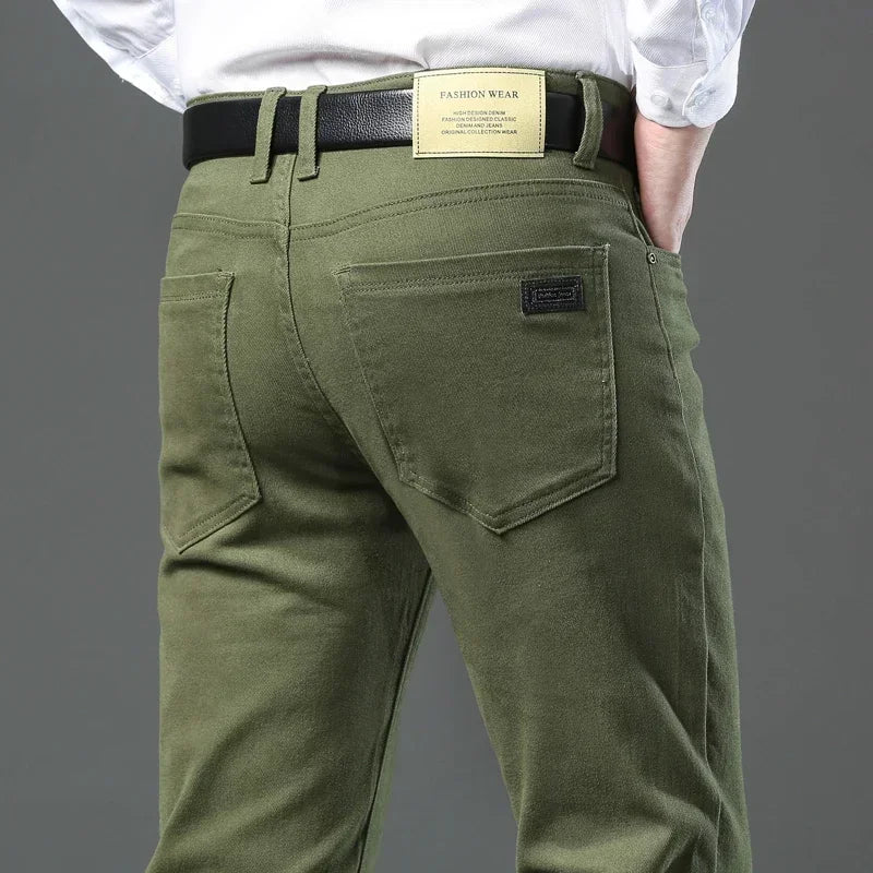 Elegant Cotton Jeans
