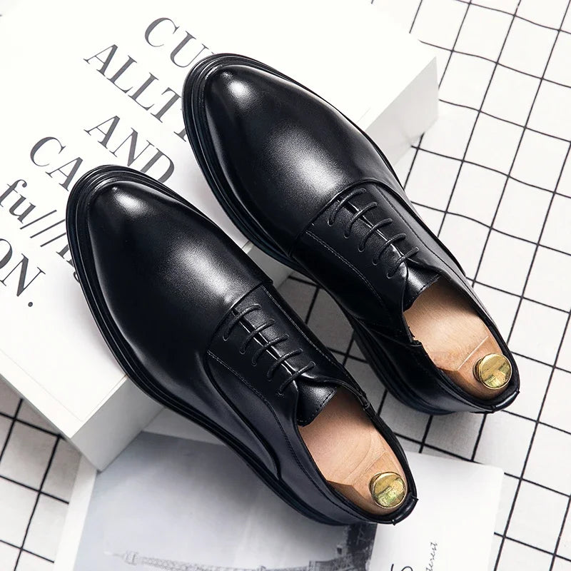 Chaussures de ville en cuir Oxford haut de gamme