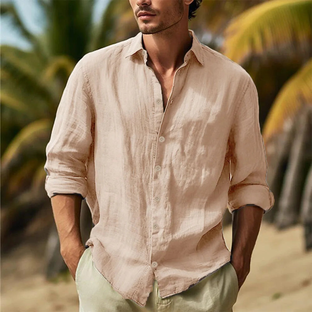 Camicia di lino casual
