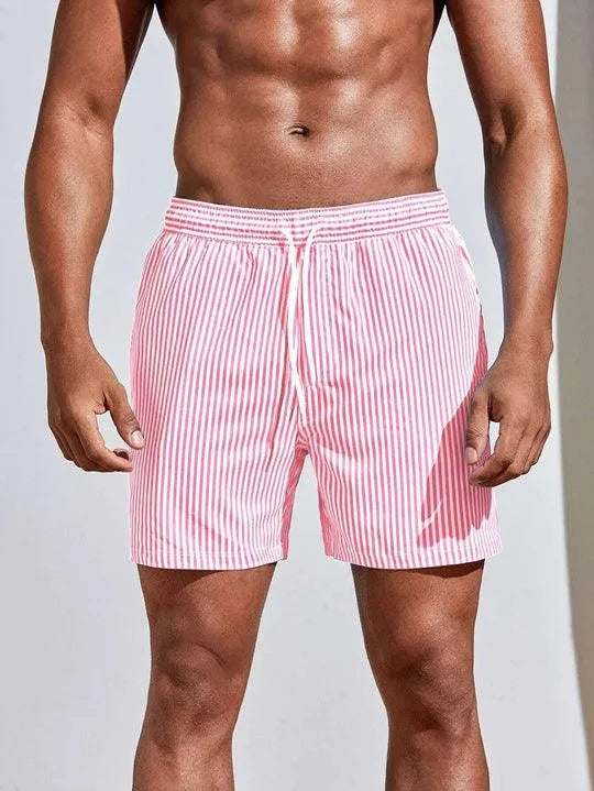 Eleganti pantaloncini da bagno a righe